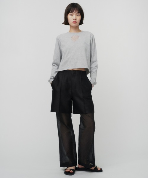 「THINGS THAT MATTER」 長袖カットソー FREE ホワイト レディース_画像9