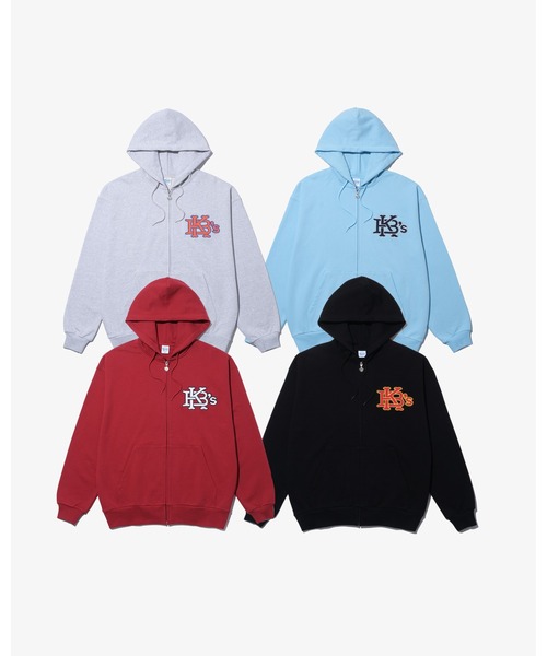 KEBOZ（ケボズ） ジップアップパーカー X-LARGE グレー メンズ