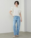 tシャツ 半袖 Lee/リー ラッフルスリーブ...の詳細画像1