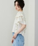 tシャツ 半袖 Lee/リー ラッフルスリーブ...の詳細画像3