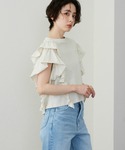tシャツ 半袖 Lee/リー ラッフルスリーブ...の詳細画像4