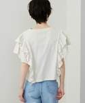 tシャツ 半袖 Lee/リー ラッフルスリーブ...の詳細画像5