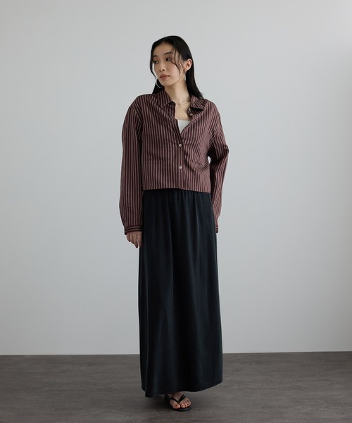 SALON adam et rope'（サロン アダム エ ロペ） リネンシャツ ブラウス