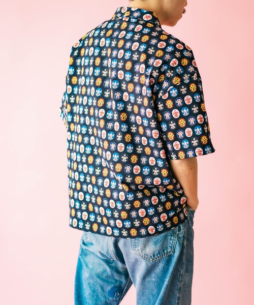 「gym master」 半袖シャツ LARGE ブラウン メンズ_画像3