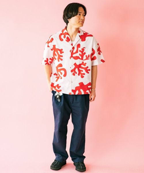 「gym master」 半袖シャツ LARGE ブラウン メンズ_画像5