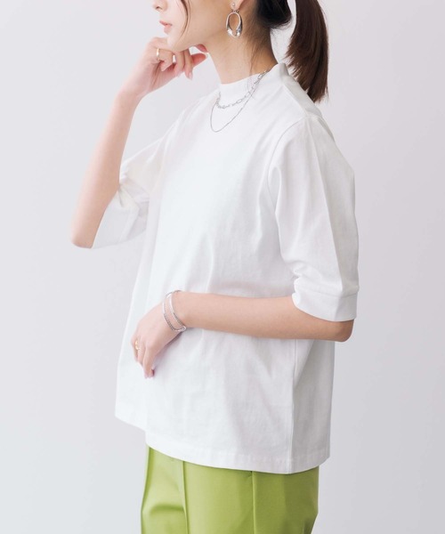 「and it_」 半袖カットソー M-L レッド レディース_画像5