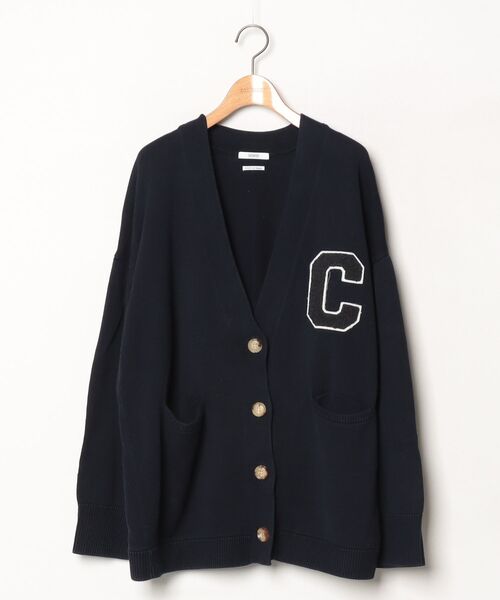 AP STUDIO／23SS 定価2.6万円 ディープVネックカーディガングレー AP STUDIO ニットカーディガン - ネイビー レディース : ZOZOTOWN