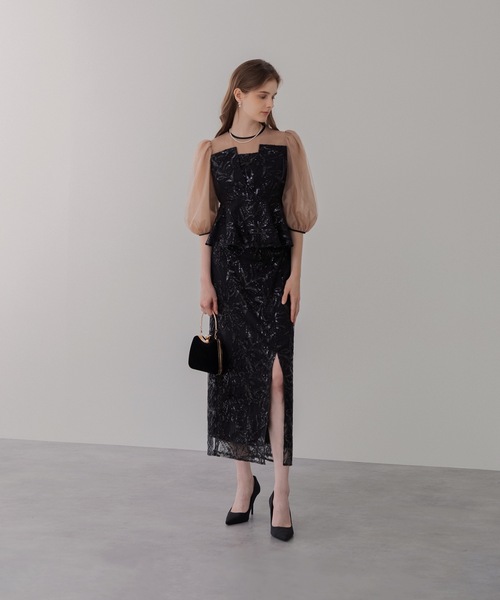 「Leja」 セットアップ MEDIUM ブラック レディース_画像8