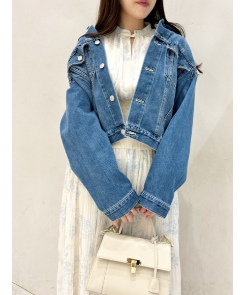 SNIDEL（スナイデル） デニムジャケット ONE SIZE ホワイト レディース 
