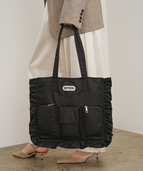 AIC. トートバッグ OUTDOOR Frill Tote Bag レディース : ZOZOTOWN