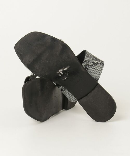 「neue marche」 フラットサンダル 37 ブラック レディース_画像3