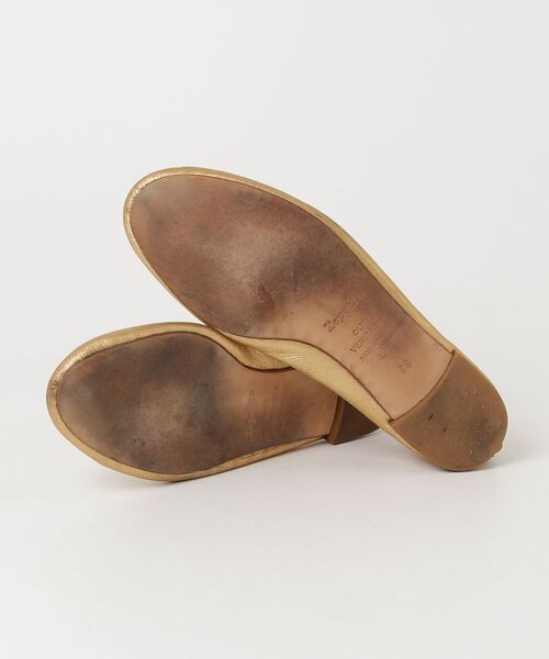 「Repetto」 フラットパンプス 38 ゴールド レディース_画像3