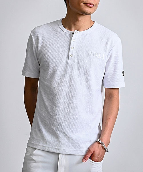 VIOLA ヘンリーネック tシャツ 「VIOLA rumore/ヴィオラ ルモーレ
