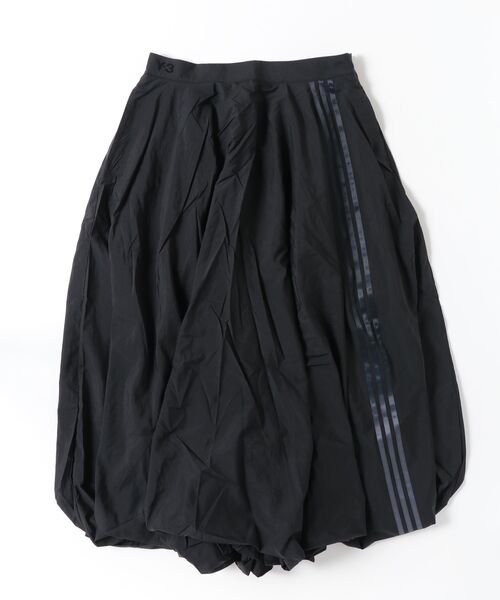 Y-3 ロング スカート GRADIENT 3 STRIPES NYLON BALOON SKIRT