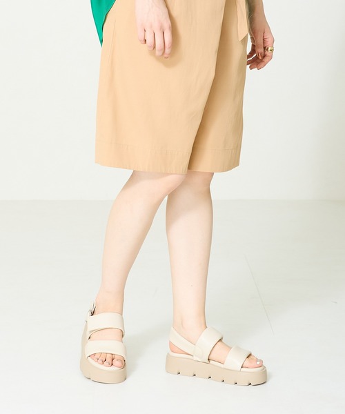 「ORiental TRaffic」 フラットサンダル M ブラック レディース_画像9