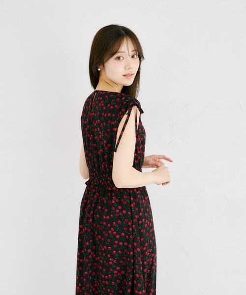 tocco closet（トッコ クローゼット） ワンピース 肩ドロストリボン
