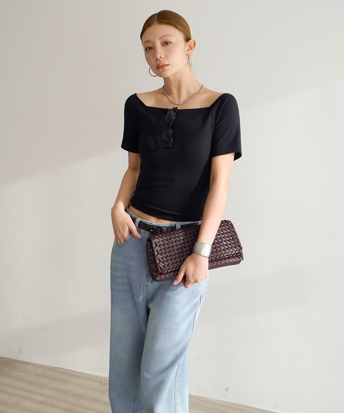 「BAMBI WATER」 半袖カットソー X-LARGE ブラック レディース_画像9