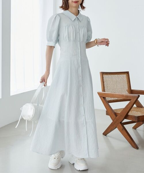 「MAJESTIC LEGON」 シャツワンピース X-SMALL ブラック系その他2 レディース_画像3