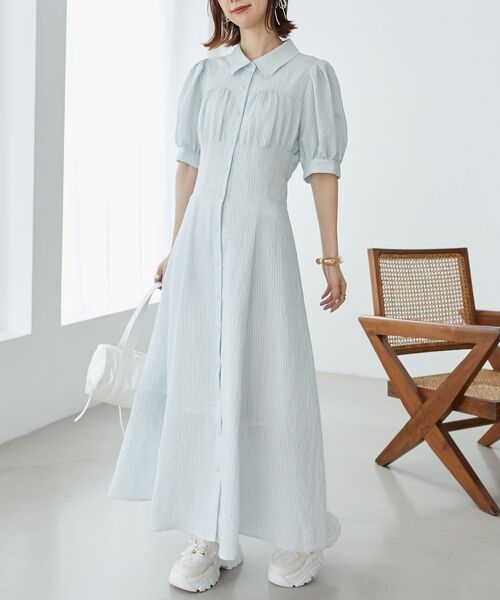 「MAJESTIC LEGON」 シャツワンピース X-SMALL ブラック系その他2 レディース_画像4
