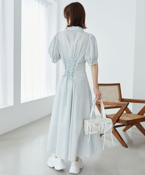 「MAJESTIC LEGON」 シャツワンピース X-SMALL ブラック系その他2 レディース_画像5
