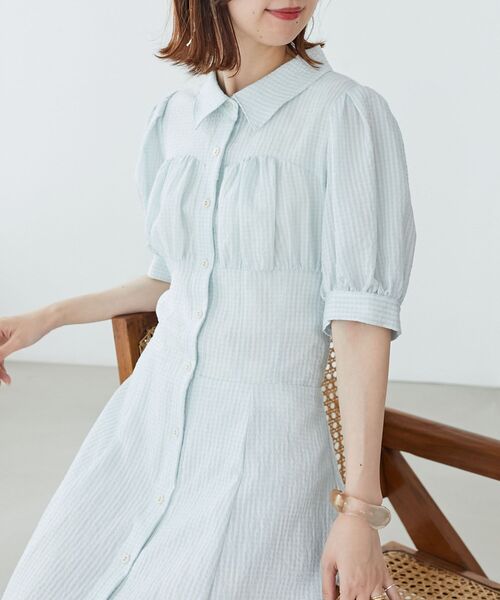 「MAJESTIC LEGON」 シャツワンピース X-SMALL ブラック系その他2 レディース_画像6