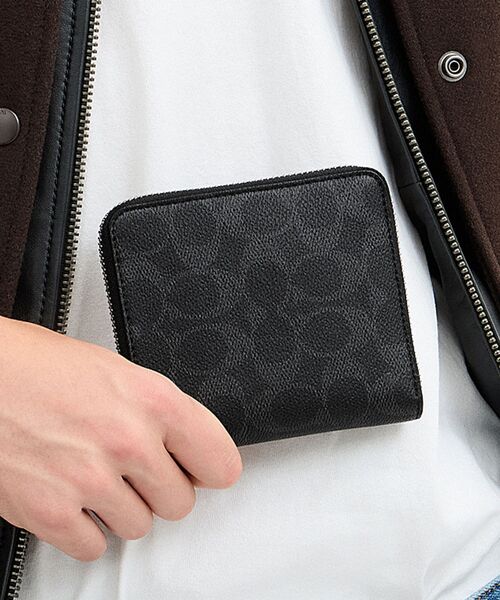 COACH（コーチ） 二つ折り 二つ折り財布 財布 ジップ アラウンド