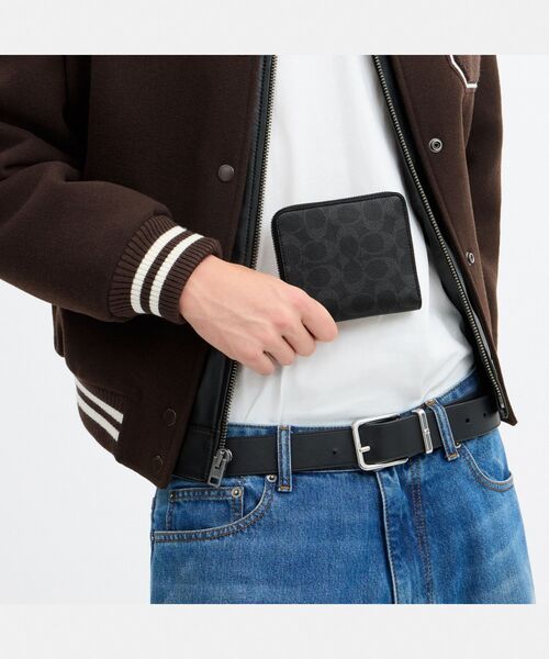 COACH（コーチ） 二つ折り 二つ折り財布 財布 ジップ アラウンド
