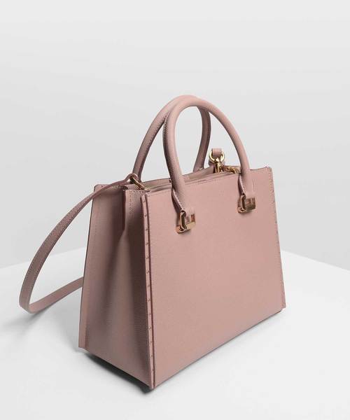 CHARLES ＆ KEITH（チャールズ&キース） ハンドバッグ スタッズ