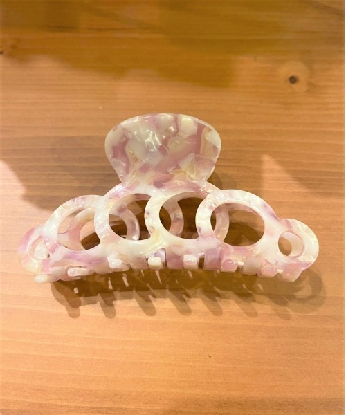 mou（ファッション） ヘアクリップ ライトカラーマーブルヘア