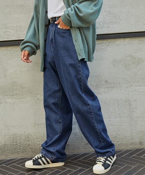 オールドウォッシュ ワイドデニム S〜XL ストレート RODEO CROWNS WIDE BOWL | オールドウォッシュワイドルーズ