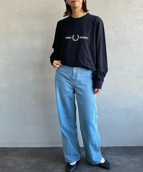 新品未使用　希少エラーロゴ　フレッドペリー　ロングTシャツ　サイズS 新品未使用 希少エラーロゴ フレッドペリー ロングTシャツ サイズS