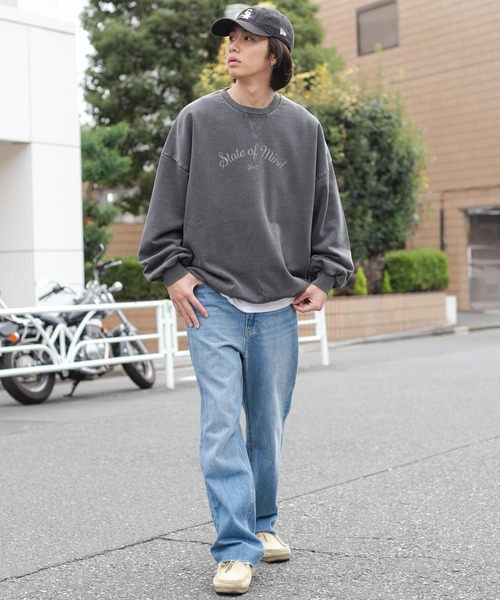 トレーナー スウェット WEGO/ヘビーウエイト ピグメントプルオーバー メンズ レディース | WEGO | 05