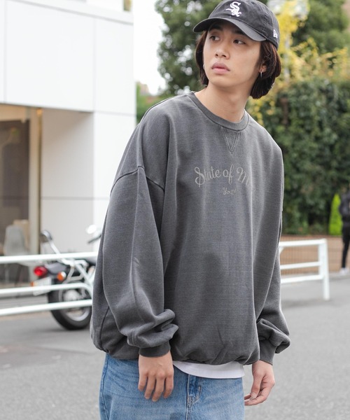 トレーナー スウェット WEGO/ヘビーウエイト ピグメントプルオーバー メンズ レディース | WEGO | 07
