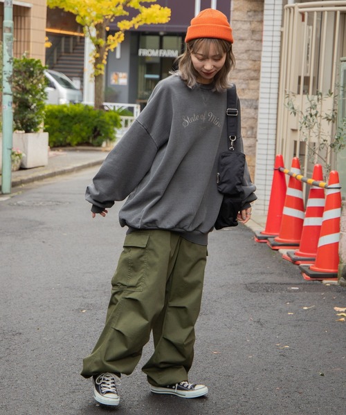トレーナー スウェット WEGO/ヘビーウエイト ピグメントプルオーバー メンズ レディース | WEGO | 11