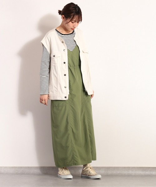 ベスト ジレ リメイクカラーデニムベスト レディース cepo ベスト ジレ リメイクカラーデニムベスト レディース