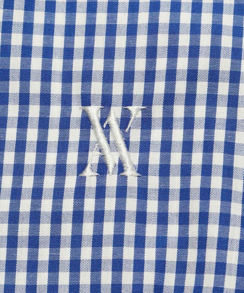 VANQUISH（ヴァンキッシュ） シャツ モノグラム VA ロゴ ギンガム