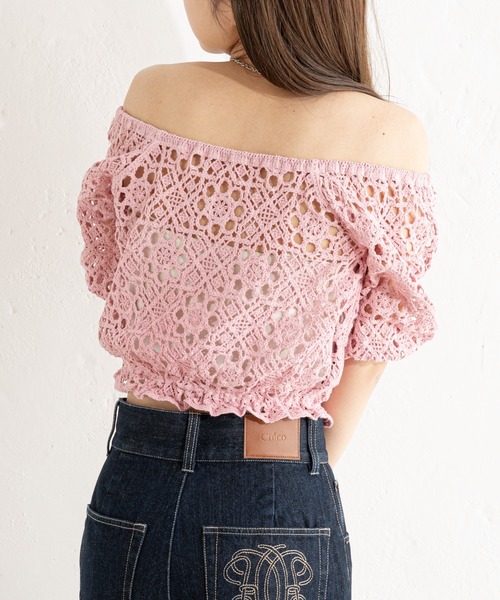 Chico（チコ） ニット レース編み2wayトップス : ZOZOTOWN Yahoo!店