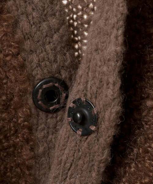 カーディガン CURRENTAGE/wool alpaca Carly mohair combination cardigan レディース CURRENTAGE カーディガン CURRENTAGE/wool alpaca Carly mohair