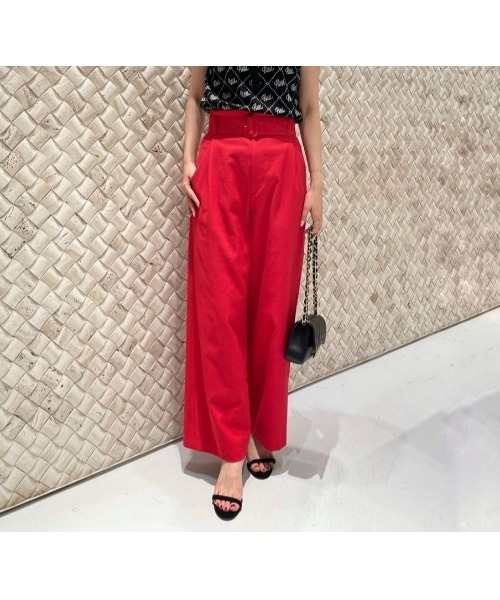 allureville（アルアバイル） ワイドパンツ パンツ シェルタリング