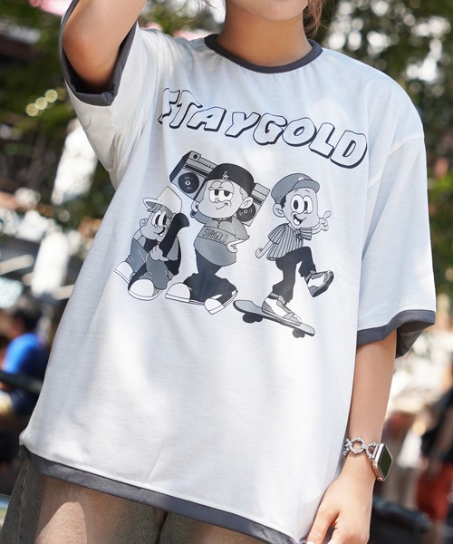 STAY GOLD（ステイゴールド） tシャツ 「STAYGOLD」リバーシブル T