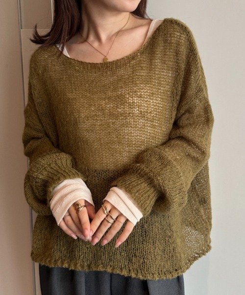 RANAN（ラナン） ニット セーター モヘアライクシアーニット