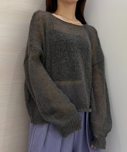 RANAN（ラナン） ニット セーター モヘアライクシアーニット