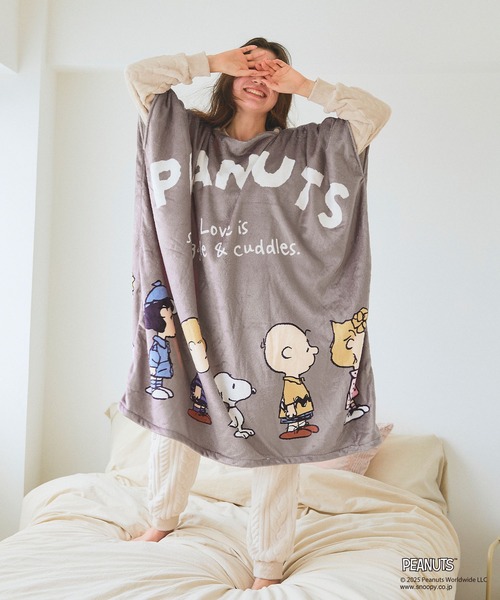 PEANUTS パジャマ ルームウェア 「PEANUTS/ピーナッツ」スヌーピーと