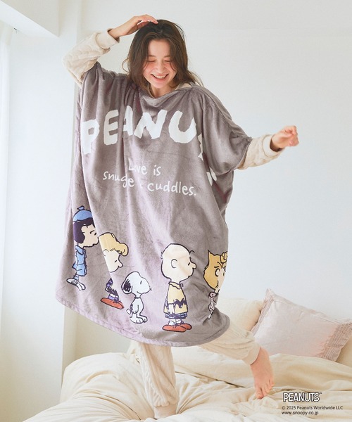 PEANUTS パジャマ ルームウェア 「PEANUTS/ピーナッツ」スヌーピーと