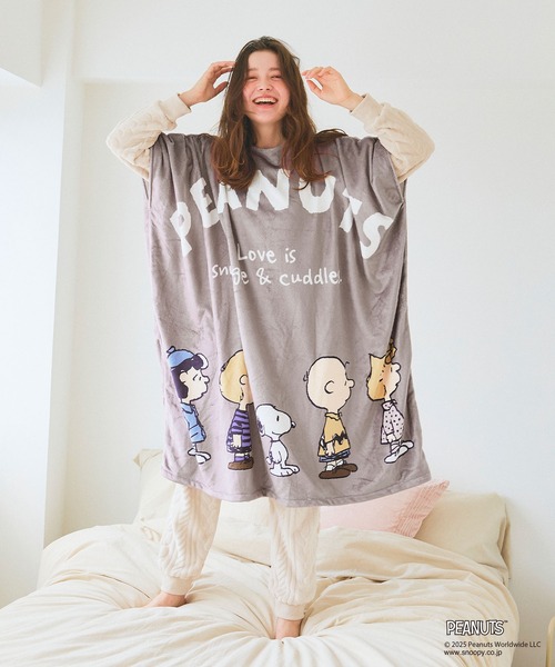 PEANUTS パジャマ ルームウェア 「PEANUTS/ピーナッツ」スヌーピーと