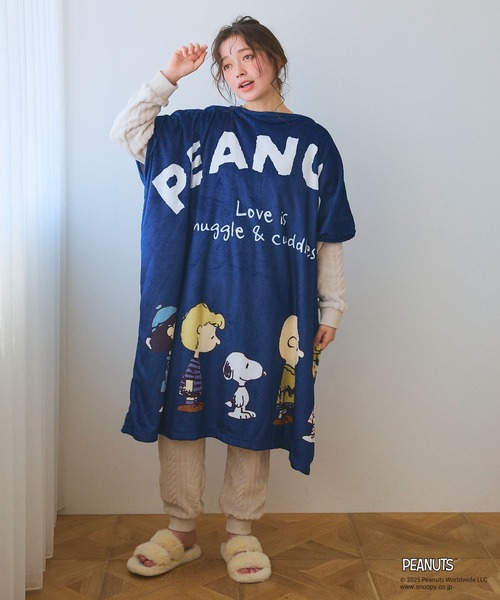PEANUTS パジャマ ルームウェア 「PEANUTS/ピーナッツ」スヌーピーと