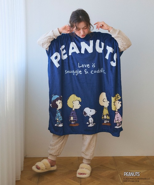PEANUTS パジャマ ルームウェア 「PEANUTS/ピーナッツ」スヌーピーと