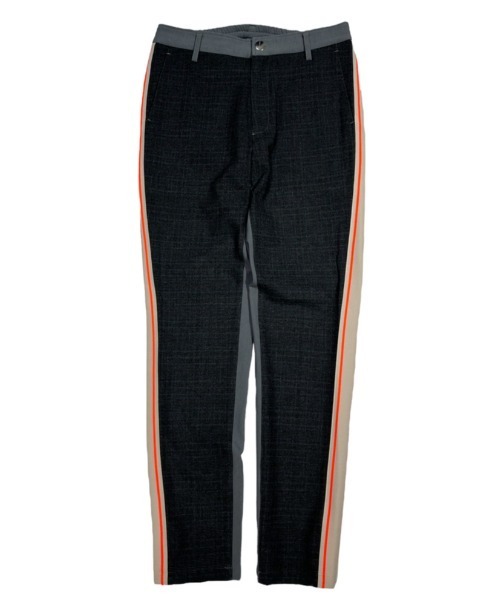 DECEMBERMAY パンツ Check bi-color pants メンズ : ZOZOTOWN