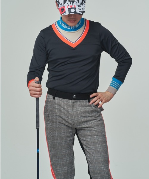 DECEMBERMAY パンツ Check bi-color pants メンズ : ZOZOTOWN