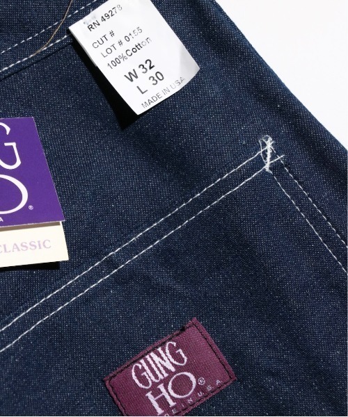 GUNG HO（ガンホー） パンツ 「GUNG HO USA DOUBLE KNEE PAINTER MADE